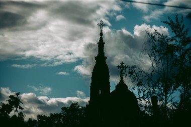 Kharkiv 'in merkezindeki Dormition Katedrali