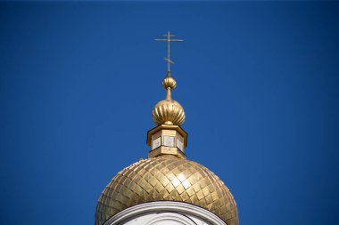 Kharkiv 'in merkezindeki Dormition Katedrali