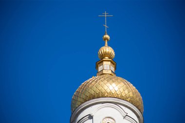 Kharkiv 'in merkezindeki Dormition Katedrali