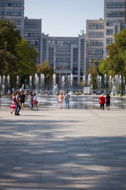 Kyiv, Ukrayna 10.05.2020: Kharkiv 'de özgürlük meydanı