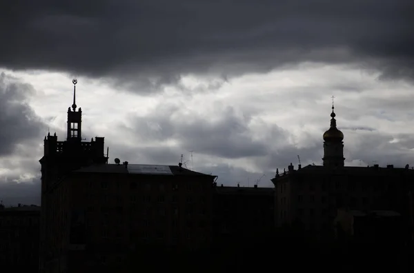 House Spire Stalinist Empire Style Center Kharkov — Stock Photo, Image