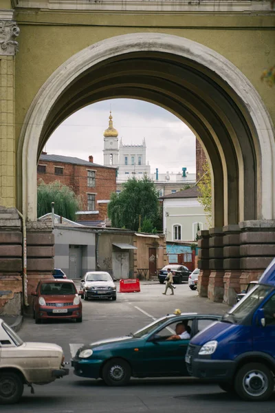 Dormition Kathedraal Het Centrum Van Kharkiv — Stockfoto