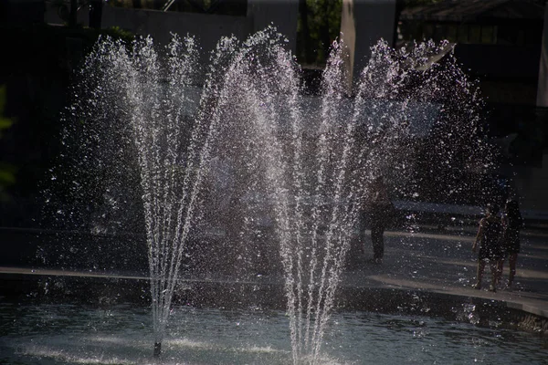 Fontana Nel Parco Della Città — Foto Stock