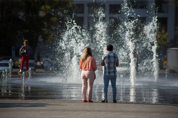 Kiev Ukraina 2020 Frihetstorget Kharkiv — Stockfoto