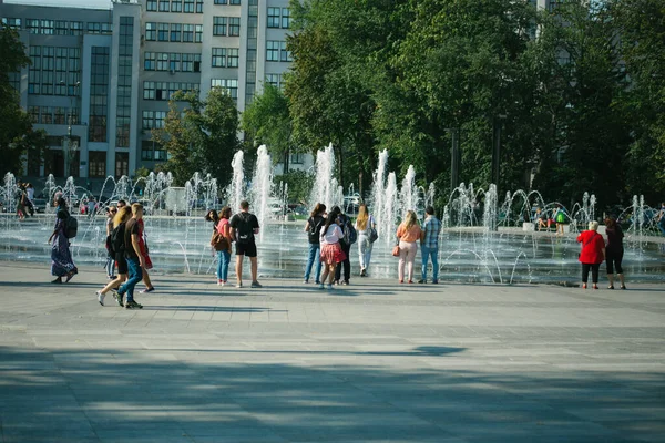 Kiev Oekraïne 2020 Vrijheidsplein Charkov — Stockfoto