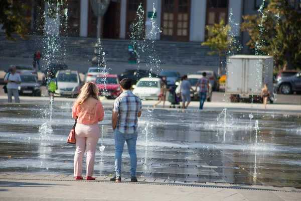 Kiev Ukraina 2020 Frihetstorget Kharkiv — Stockfoto