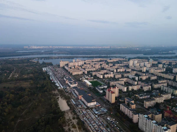 Luftaufnahme Vom Stadtrand — Stockfoto