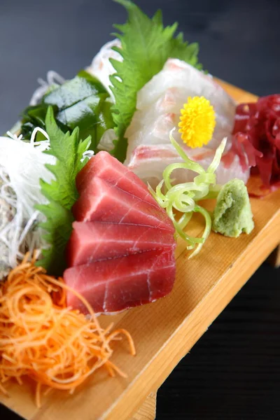 Verse Sashimi Tonijn Rode Snapper — Stockfoto