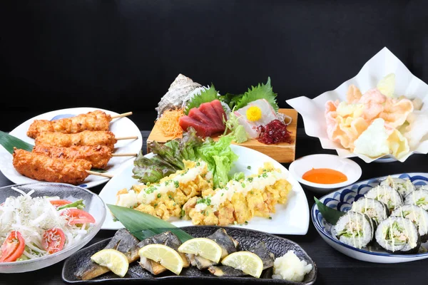 Вареники Блюд Японской Кухни — стоковое фото