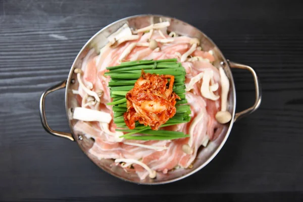 Aliments Porc Kimchi Hot Pot — Photo