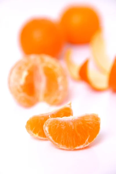 Citrus Tankan Contro Sfondo Bianco — Foto Stock