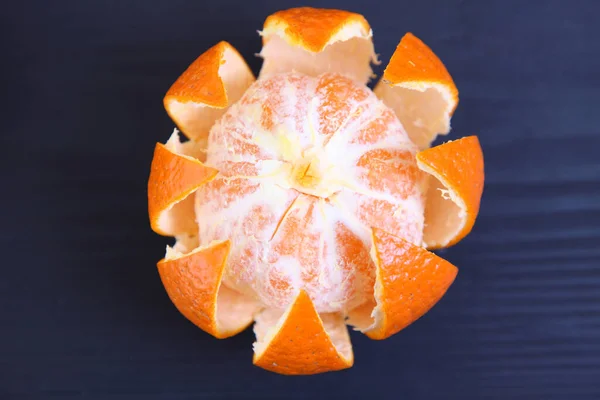 Fruta Naranja Pelada Cítricos Tankan — Foto de Stock