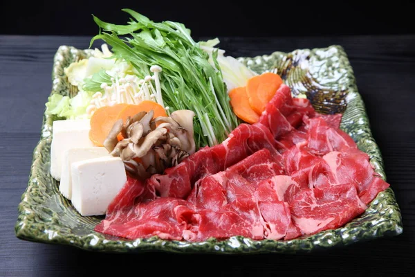 Denrée Alimentaire Boeuf Shabu Shabu — Photo