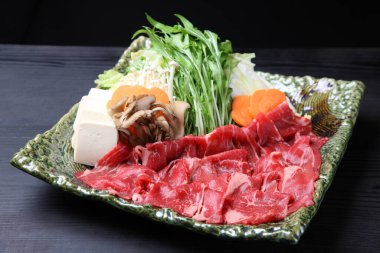 Shabu shabu bifteği.