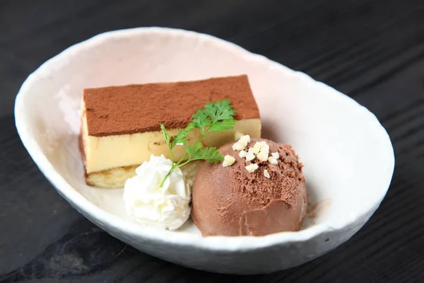 Tiramisu Chocolate Ice Cream — Stock Photo, Image