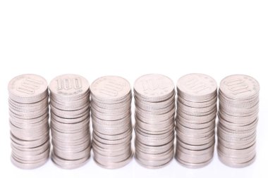 Japon paralarını sıraya dizdim.