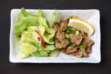 Tavuk eteği. Kızartma.