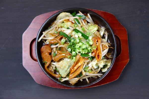 Stir Fried Beef Entrails Tofu — Stock Photo, Image