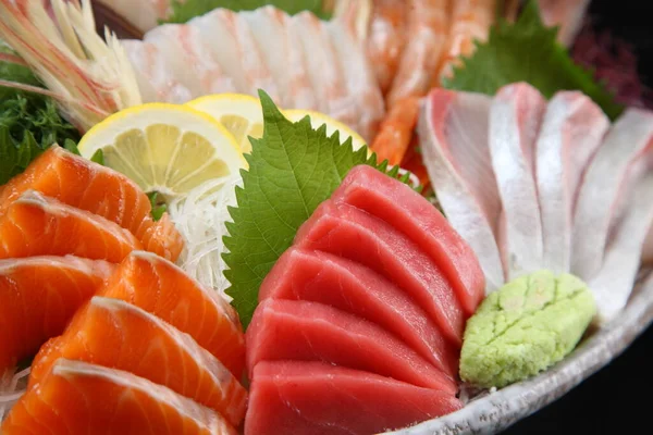 Red Snapper Sashimi Combo Plate — Stock Photo, Image