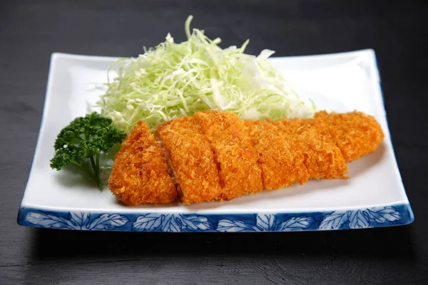 Costeleta Peito Frango Com Legumes — Fotografia de Stock