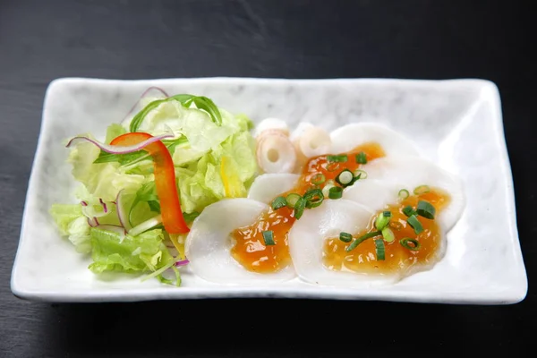 Poulpe Sashimi Oignon Vert — Photo