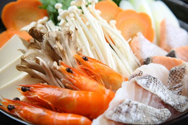 Sea Food Sumo Wrestler Hot Pot — Stock Photo, Image