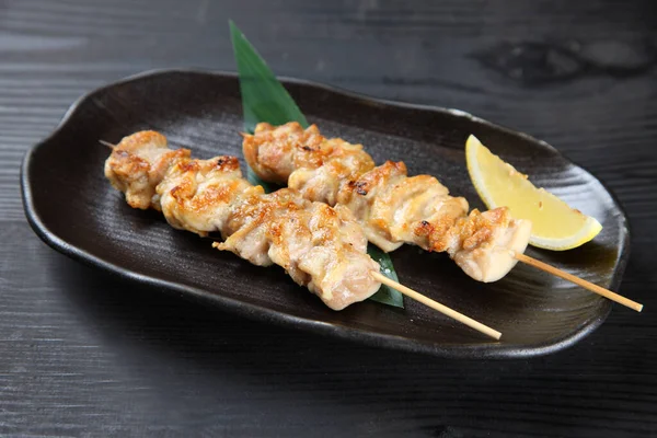 日本烤鸡Yakitori — 图库照片