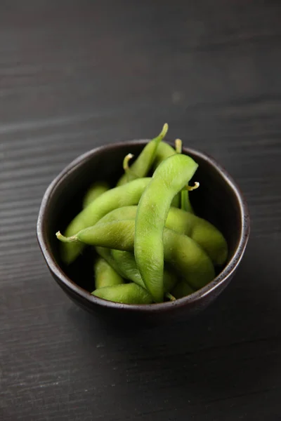 Estilo Japonês Feijão Cozido Edamame — Fotografia de Stock