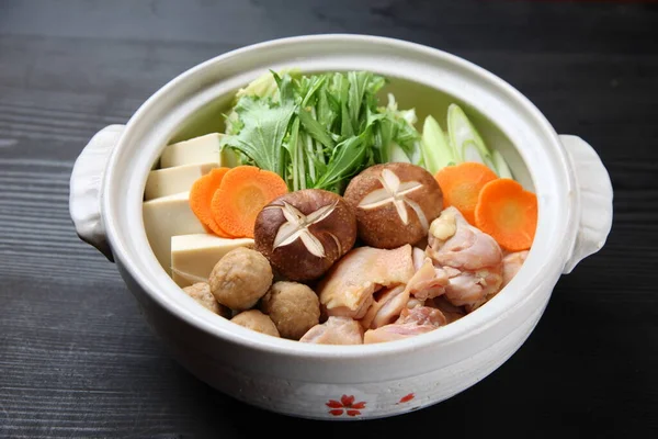 Japanischer Hot Pot Chanko Nabe — Stockfoto