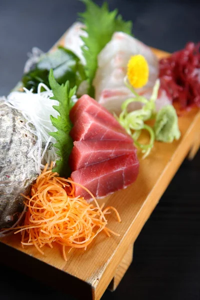 Taze Sashimi Ton Balığı Levrek — Stok fotoğraf