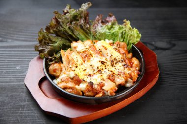 Peynirli Tavuğun Yakın Çekimi