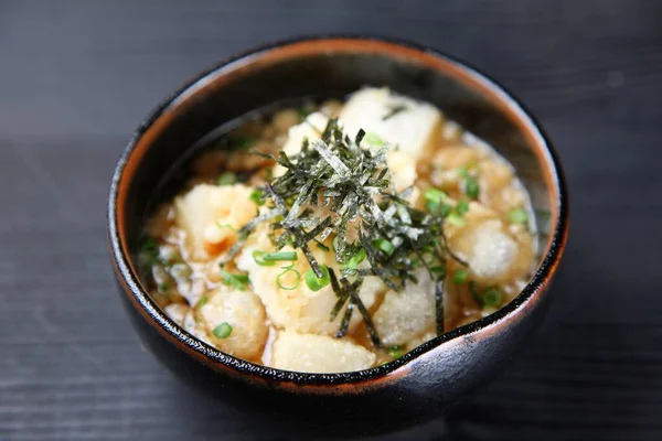 Tofu Légèrement Frit Agedashi Dofu — Photo