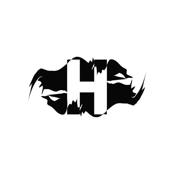 Піктограма Логотипу Black Splash Letter Абстрактна Концепція Дизайну Гірські Бризки — стоковий вектор