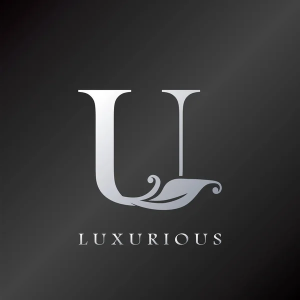 Monogramme Lettre Initiale Luxueux Logo Concept Conception Vectorielle — Image vectorielle