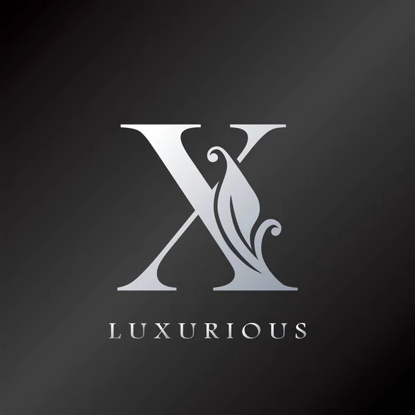 Monogramme Lettre Initiale Logo Luxueux Concept Conception Vectorielle — Image vectorielle