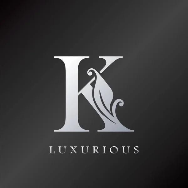 Monograma Carta Inicial Logotipo Luxuoso Conceito Design Vetorial — Vetor de Stock