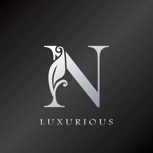 Monograma Carta Inicial Logotipo Luxuoso Conceito Design Vetorial — Vetor de Stock
