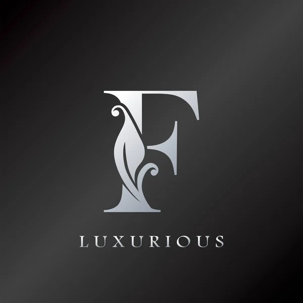 Monogram Initial Letter Luxurious Logo Vector Design Concept — Stock Vector