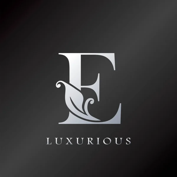 Monogram Initiële Letter Luxueus Logo Vector Design Concept — Stockvector