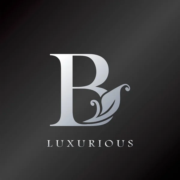 Monogram Initiële Letter Luxueus Logo Vector Design Concept — Stockvector