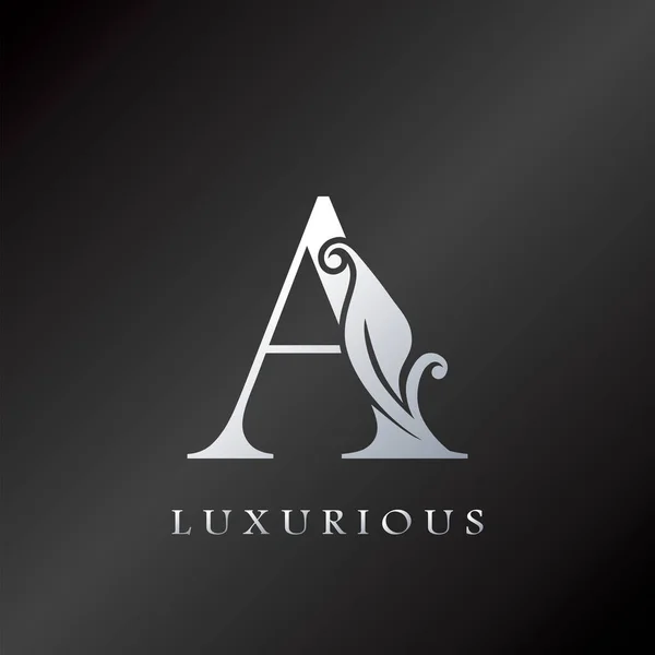 Monogramme Lettre Initiale Logo Luxueux Concept Conception Vectorielle — Image vectorielle