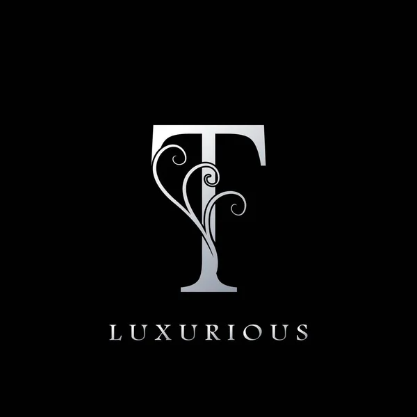 Monogram Initial Letter Luxurious Logo Vector Design Concept Luxury Business — Stock Vector