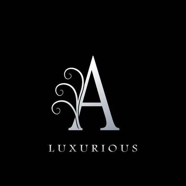 Monogram Initial Letter Luxurious Logo Vektor Design Konzept Für Luxus — Stockvektor
