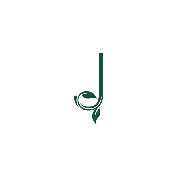List Sign Nature Leaf Branding Identity Wzór Logo Wektora Korporacyjnego — Wektor stockowy