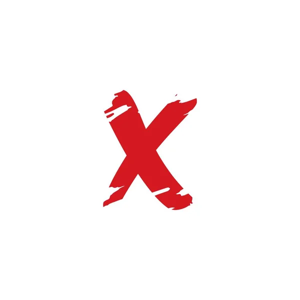 Abstract Art Initial Letter Logo Icon Brush Splash Vector Design — Stock Vector