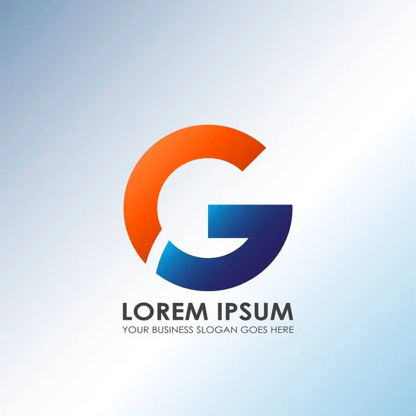 G Mektup Teknolojisi ve İş Logosu Tasarımı. Modern logo tasarım alfabe alfabesi İş kimliği için mektup