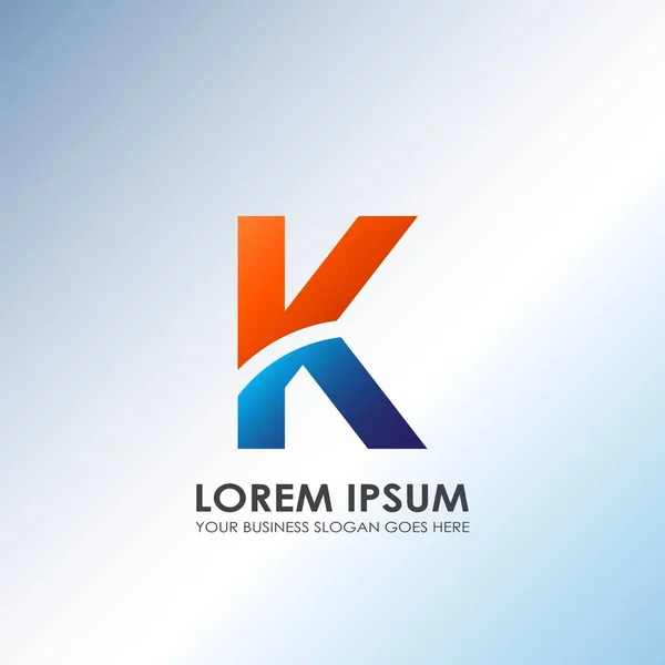 K Letter Technology and Business Logo Design. The modern logo design concept alphabet Letter for business identity