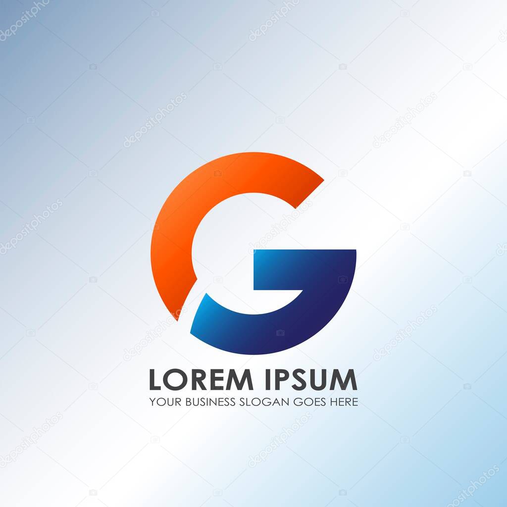 G Letter Technology and Business Logo Design. The modern logo design concept alphabet Letter for business identity
