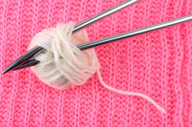 İplik topu eşarp arka plan iş parçacığında.