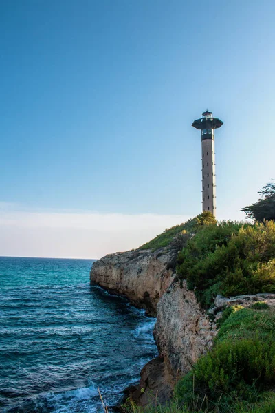 Szenische Aufnahme Eines Leuchtturms Einem Sommertag — Stockfoto